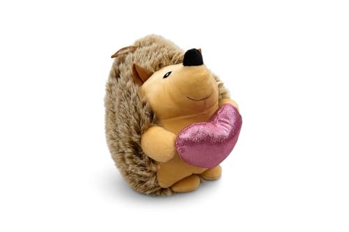 Generisch Plüsch-Igel 20 cm – Niedliches Kuscheltier Igel mit Herz, Weiches Stofftier für Kinder & Erwachsene, Geschenkidee zum Geburtstag oder zu Weihnachten