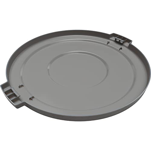 Image of SPARTA Bronco Trash Can Lid, 32 Gallon Waste Container Cover, Fits Bronco 32-Gallon Containers (Sold Separately), For Commercial Kitchen or Home Use, Heavy-Duty Polyethylene, Gray, (Pack of 4)