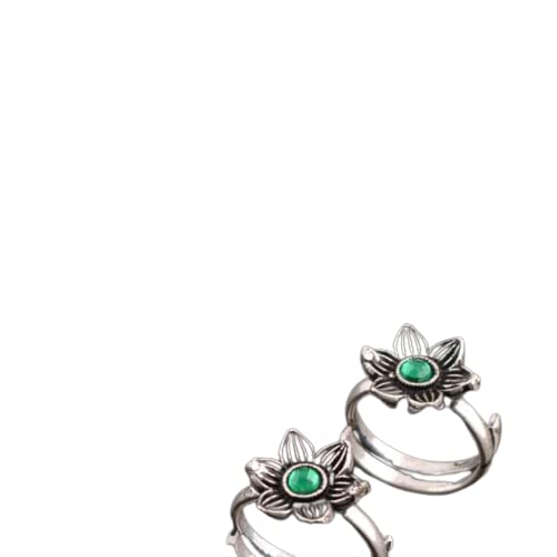 White Metal Adjustable Toe Ring for Women ||Girls 2 Pair OXidised Elegant Toe Ring || Leg Finger | blue (B0C2CWZS7Z) Amazon Price History, Amazon Price Tracker