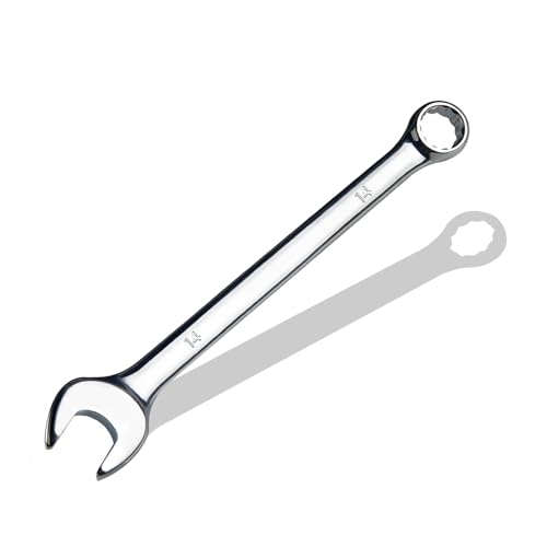 pgroup 14mm Metric Combination Wrench CR-V Steel with Mirror Polish 12-Point Design 15-Degree Offset Perfect for Auto Repair Household Car & Truck Emergency
