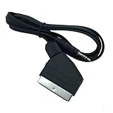 Câble prise péritel 21 broches vers prise stéréo mâle 3.5mm TV Full HD blindages multiples connecteur de précision câble Audio 1.5 m/5 pieds