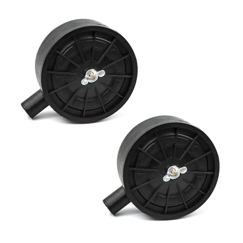 Luftkompressor Schalldämpfer Kompressor Luftfilter Ansaugfilter, 2 Stück 20mm 1/2PT Außengewinde Filter Ersatz Filterpumpe Luft-kompressor Ersatzteile für Kolben Kolbenkompressor