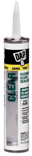 Dap 18384 Clear Elastomeric Sealant, 10.1 oz