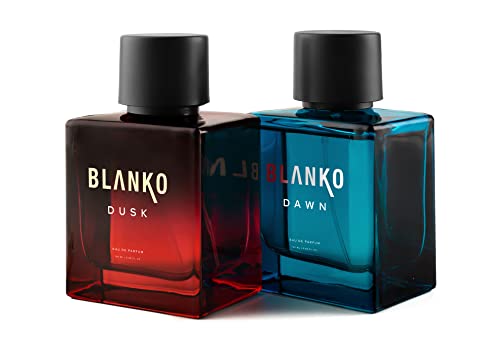 BLANKO Dusk and Dawn Eau de Parfum for Men | Spicy & Aqua | Long Lasting – 100 ml each (COMBO)