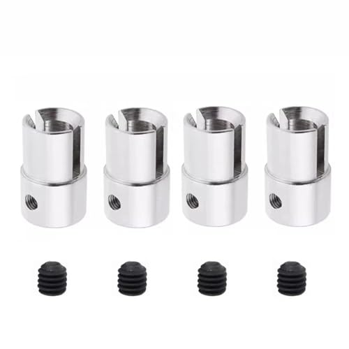 RCアップグレードパーツ For Volcano Epx Pro Tsunami For Nitro For HSP 1/10用 ユニバーサルジョイントドライブカップB 02016パーツ交換用RCパーツ(Silver,4pcs)