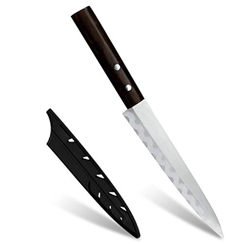 NBKLSD Cuchillo Sashimi japonés 8 Pulgadas Ultra-Delgada de Filete de salmón Cuchillos de Sushi de Pescado Crudo rebanar Cuchillo de Acero Inoxidable Cuchillos de Cocina (Color : Right Hand 3)
