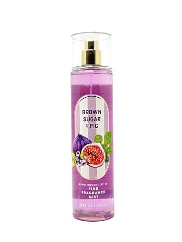 Bath and Body Fine Fragrance Mist Womens Body Spray Limited edition (8 Fl Oz - 236 ml, Brown Sugar & Fig)