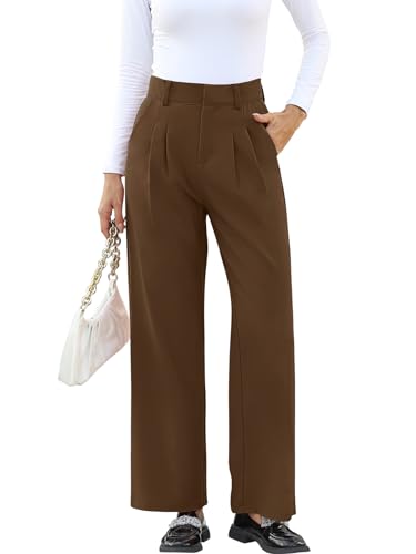 Image of NIMIN High Waisted Work Pants for Women Business Casual Outfits 2026 Office Dress Pants Trousers with Pockets