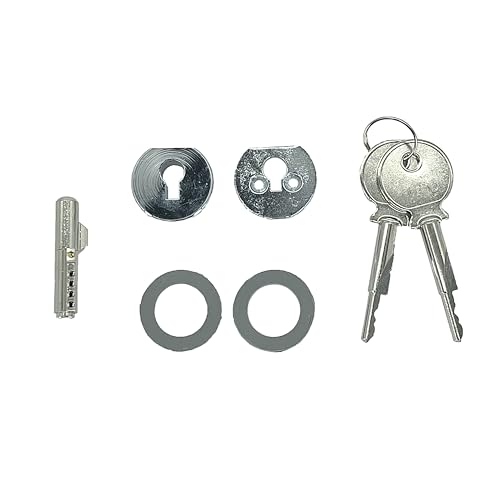 CRL Chrome Finish Universal Plunger Lock - Keyed Alike