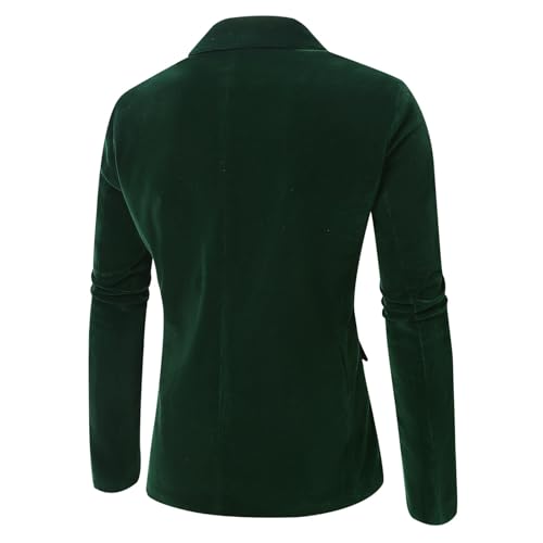 Xiaojmake Men's Velvet Suits Jacket Slim Fit Shawl Lapel Tuxedo Blazer Tuxedo Coat Stylish Groomsmen Casual Wedding Suit4