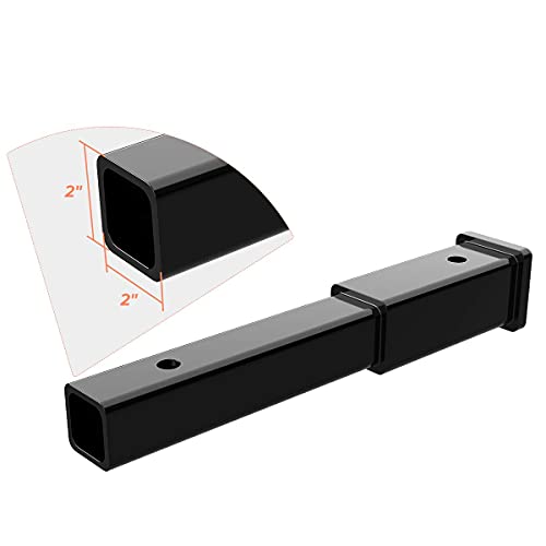 JoyTutus Hitch Extender 12’’ Length for 2" Receivers, Hitch Extension