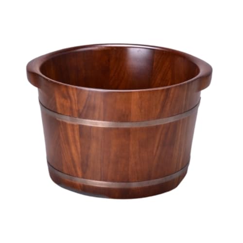 Baignoire de Pieds en Bois Faite à la Main, Seau de Bain Traditionnel