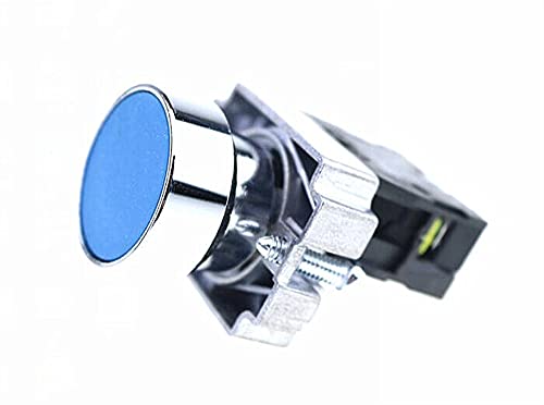 Bouton auto-réinitialisation bleu XB2-BA61 plat 1 NO lot de 5 pièces commutateur