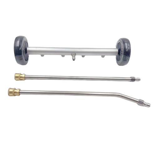 Homeponnew Kit de nettoyeur haute pression pour châssis de voiture 1/4", 4 ports 2 en 1, nettoyeur de sol pour nettoyeur haute pression, 4000 psi, 2,5 GPM, pour voitures et camions