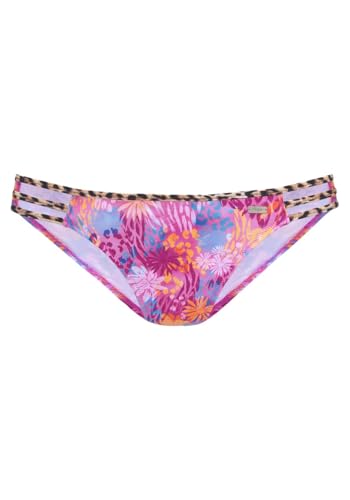 LASCANA Women's Leopard Floral Classic Bikini Bottom4