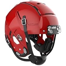 Schutt Adult F7 VTD Football Helmet Without Facemask - Scarlet, L
