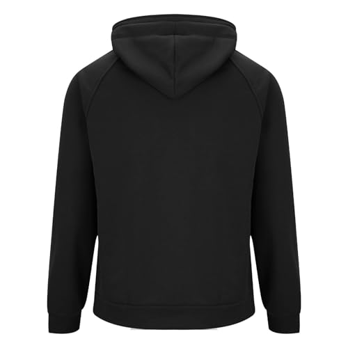 Mens Hooded Sweatshirts Pullover Casual Fashion Long Sleeve Tactical Cargo Hoodies Lightweight Multi Pocket Shirt3