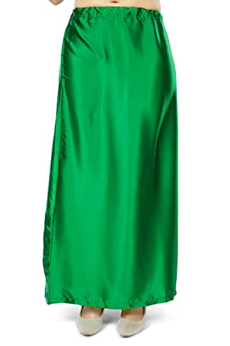 Image of Madhu Fashion Women's Satin Saree Petticoat Saree Underskirt
