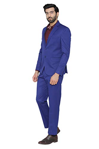 Image of WINTAGE Men's Polyester Cotton and Evening 2 Pc Suit