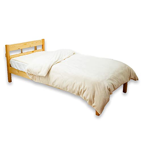 シルフィーズ 布団カバー あったか シングル 冬 毛布 フランネル おしゃれ ふわふわ アイボリー