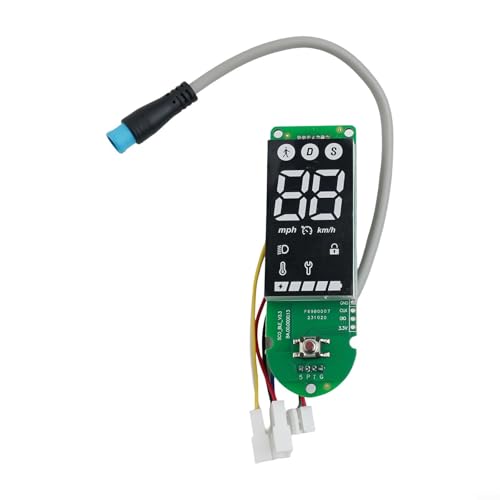 Tablero de instrumentos eléctrico para Xiaomi Mi Electric Scooter 4 Pro - 8,6 x 3 centímetros verde panel de instrumentos con instalación simple y práctica