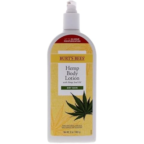 Burt's Bees Unisex Hemp Body Lotion 12 oz Cover
