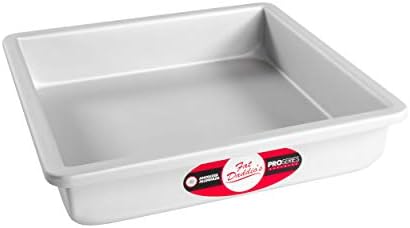 Fat Daddio's PSQ-992 Anodized Aluminum Square Cake Pan, 9 x 2 Inch
