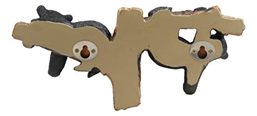 Ebros-Whimsical-Forest-Rustic-2-Playful-Black-Bears-Dangling-On-Tree-Branches-3-Pegs-Wall-Hooks-925-Wide-Hanger-Bear-Themed-Wall-Mount-Coat-Hat-Keys-Hook-Decor-Hanging-Sculpture-Plaque Ebros Whimsical Forest Rustic 2 Playful Black Bears Dangling On Tree Branches 3 Pegs Wall Hooks 925 Wide Hanger Bear Themed Wall Mount Coat Hat Keys Hook Decor Hanging Sculpture Plaque