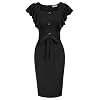 GRACE KARIN CL615 potloodjurk voor dames, zakelijke jurk, rockabilly, vintage jurk