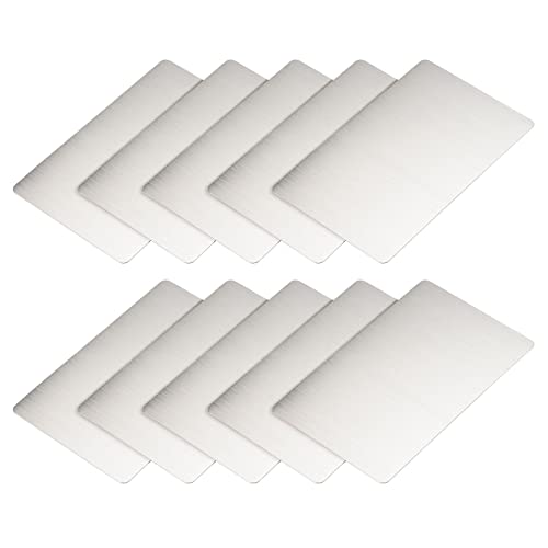 METALLIXITY uN^J[h (88 mm x 53 mm x 0.4 mm) 10 uV 201XeX| l[v[g ƒ뉮DIYTCl[WGb`Op Vo[g[