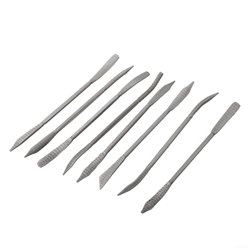 8 unids para madera de trabajo escofina Riffler archivos curvados acero al carbono herramientas para profesional para tallado de madera y manualidades