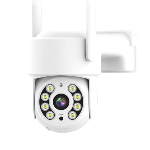 Cámaras De Seguridad, Camera EASYTAO C22 Cámara de Seguridad Exterior WiFi 2.5K 4MP, iCSee y Tris Home App, Mini PTZ Cámara Inalámbrica Al Exterior con Visión Nocturna con Audio...