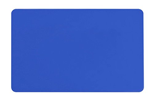 Image of Pack of 100 Hospital Blue CR80 PVC Cards | 30 mil by easyIDea