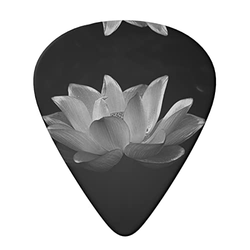 Ensemble de 6 médiators de guitare Lotus noir et blanc pour guitare acoustique, guitare électrique, basse, ukulélé – fin… - Les Beatles, Paul McCartney, John Lennon, RIngo Starr, George Harrison Ensemble de 6 médiators de guitare Lotus noir et blanc pour guitare acoustique, guitare électrique, basse, ukulélé - fin… – Image 4
