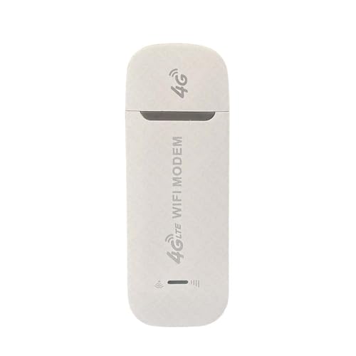 ZEORGIA 4G LTE USB WiFi Dongle with All SIM Network Support | Plug & Play Data Card with up to 150Mbps Speed WiFi Hotspot | WiFi Router for 10 People (‎ZR-UD-002 (White))