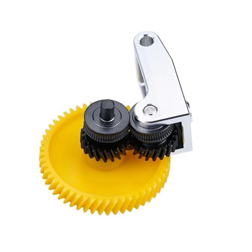 Dioche Extruder Gear Replacement DLC Coated Hardened Steel 3D Printer Extruder Gear Replacement for /P1P - Aluminum Allo