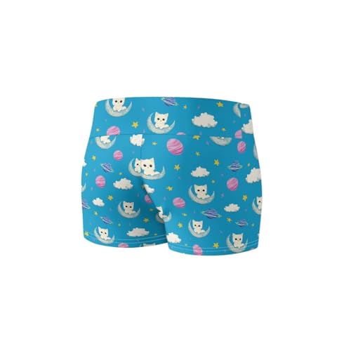 Kids Athletic Shorts for Girls 5-14 Dance Yoga Biker Gymnastics High Waisted Comfy4