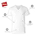 Hanes Ultimate Men's Undershirt T-Shirt Pack, 4-Pack, Ultimate Comfort Fit Stretch V-Neck Undershirt Value Multipack