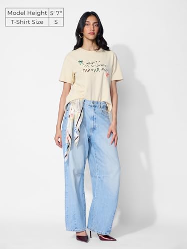 T-shirt en mélange de coton de qualité avec broderie fine - 2