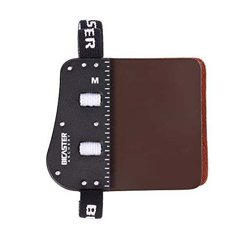 Modello: SP3 BICASTER SP3 Barebow Finger Tabs Cowhide Face+piastra in alluminio (medio, mancino)