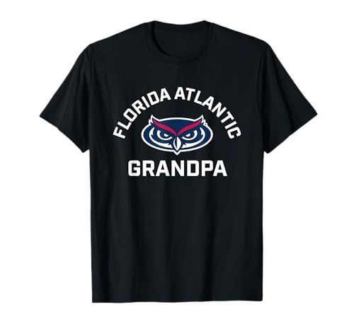 Florida Atlantic University FAU Owls Arched Grandpa T-Shirt