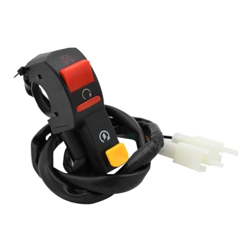 Bouton de démarrage moto universel avec commande de phare étanche et arrêt rapide