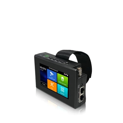 Probador de cámara IP y CCTV analógico con tecnología POE y monitor portátil de 4 pulgadas