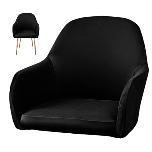 CAKEEYUM Fundas para sillas de Comedor con Brazos, elásticas, Resistentes al Agua, para casa, Oficina y Sala de Estar. Lavables a máquina. Funda para Silla de Comedor con Brazos, Funda para sillón