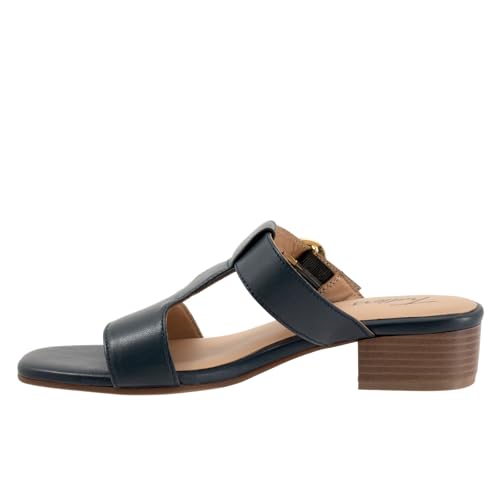 Trotters Women's Nanna Ballet Flat, Navy, 7 Narrow4