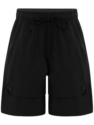 Kids Boys Quick-Dry Sports Shorts Mesh Elastic Waist for Football Soccer Cycling Training3