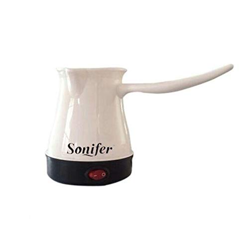 Sonifer SF-3503 Electric Turkish Coffee Pot - White Black