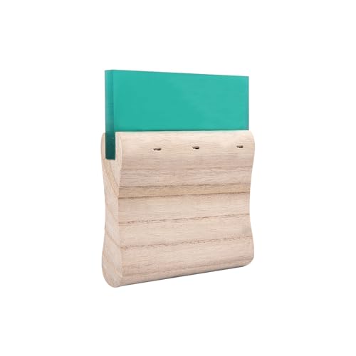 Serigrafía Rasqueta de, 4 tamaños Madera Raspador de Tinta de Pantalla para Serigrafía para Madera 10 cm(1Pcs)