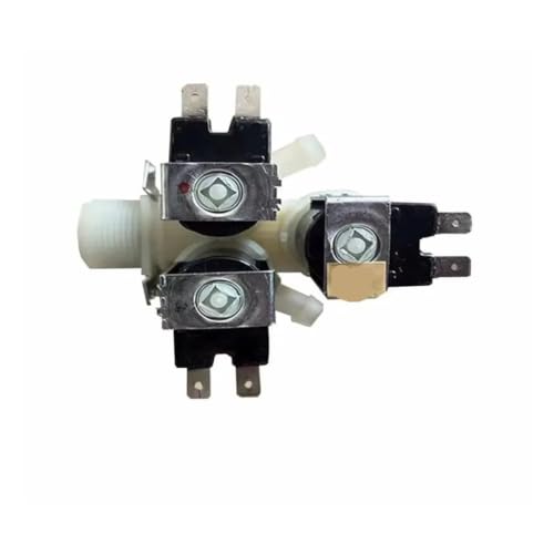 Válvula solenoide de entrada de agua de 3 vías repuesto para lavadora XHQG80MJ201W 5