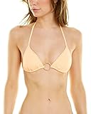 Melissa Odabash Womens Miami Triangle Bikini Top, 42, Orange
